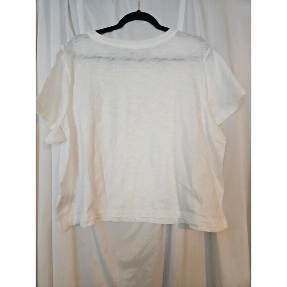 GAP Women's Size XXL ForeverSoft Crewneck T-Shirt- White NWT - Picture 3 of 6